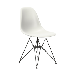 VITRA chaise avec base noire Eames Plastic Side Chair DSR NOUVELLES DIMENSIONS