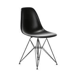 VITRA chaise avec base noire Eames Plastic Side Chair DSR NOUVELLES DIMENSIONS