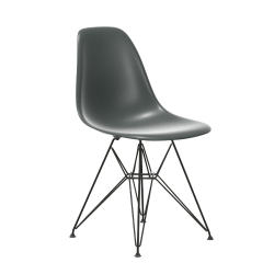 VITRA chaise avec base noire Eames Plastic Side Chair DSR NOUVELLES DIMENSIONS