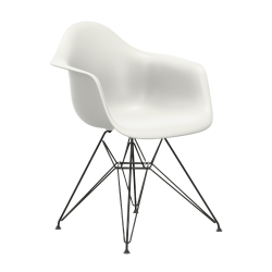 VITRA chaise fauteuil avec base noire Eames Plastic Armchair DAR NOUVELLES DIMENSIONS