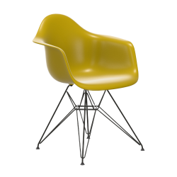 VITRA chaise fauteuil avec base noire Eames Plastic Armchair DAR NOUVELLES DIMENSIONS