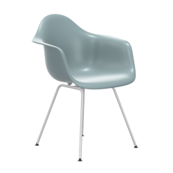 VITRA chaise fauteuil avec base blanche Eames Plastic Armchair DAX NOUVELLES DIMENSIONS