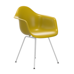 VITRA chaise fauteuil avec base blanche Eames Plastic Armchair DAX NOUVELLES DIMENSIONS