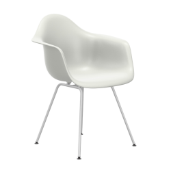 VITRA chaise fauteuil avec base blanche Eames Plastic Armchair DAX NOUVELLES DIMENSIONS