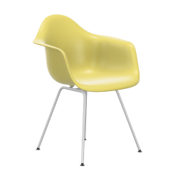 VITRA chaise fauteuil avec base blanche Eames Plastic Armchair DAX NOUVELLES DIMENSIONS