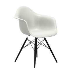 VITRA chaise avec base en érable foncé Eames Plastic Armchair DAW NOUVELLES DIMENSIONS