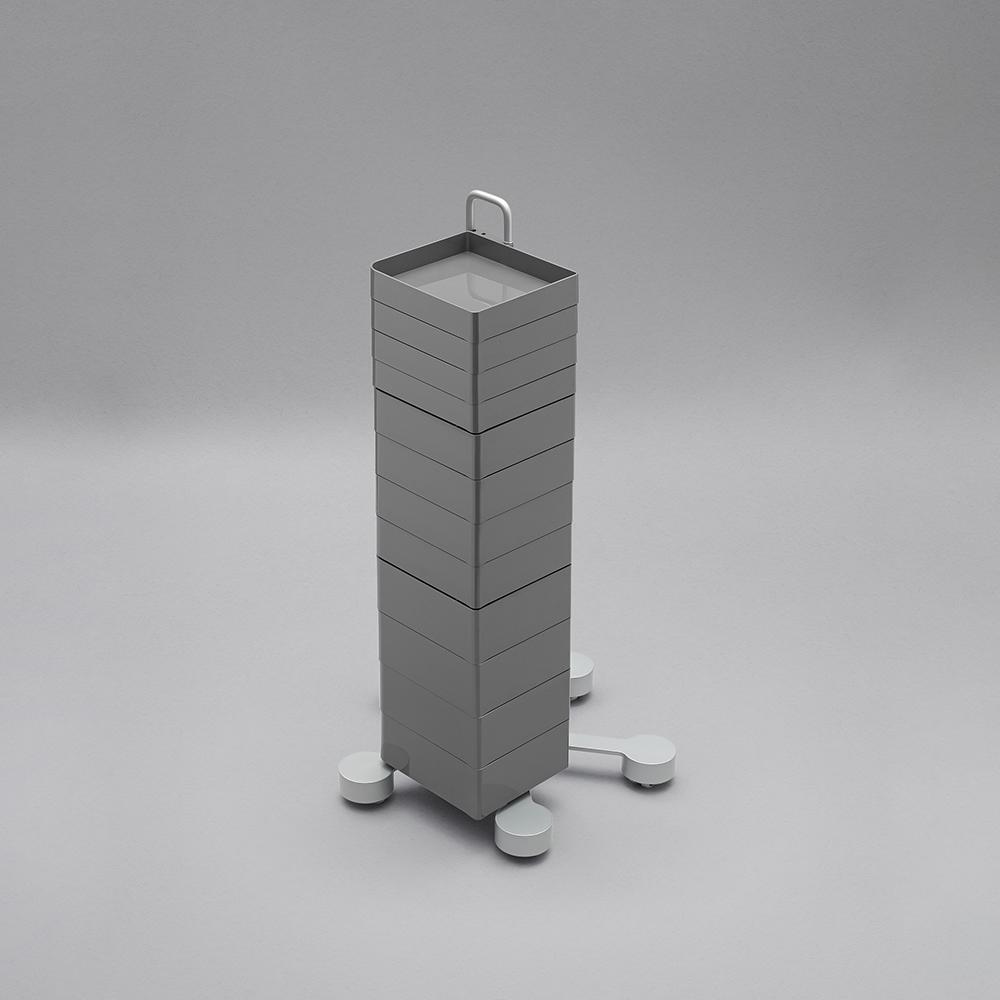 B-LINE conteneur à roulettes SPINNY avec 12 tiroirs