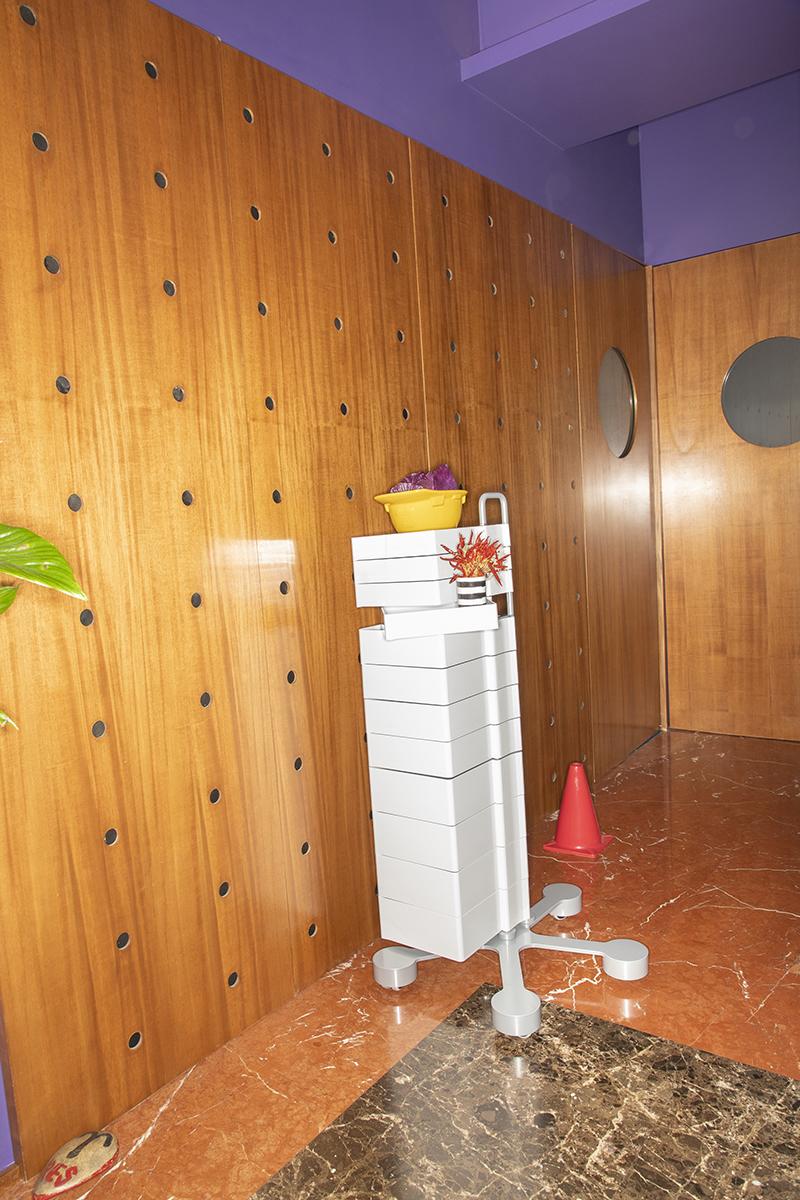 B-LINE conteneur à roulettes SPINNY avec 12 tiroirs