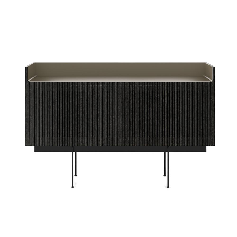 PUNT MOBLES buffet meuble STOCKHOLM avec 2 portes STH203 avec la base H 29 cm