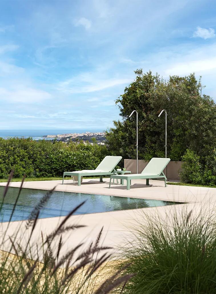 NARDI set de 2 bains de soleil  PLANO