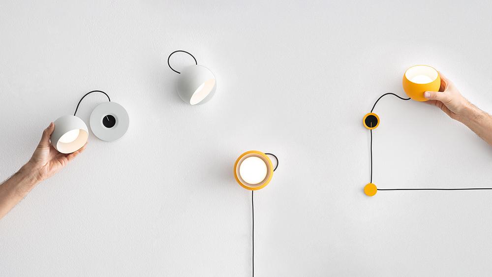 ARTEMIDE lampe murale IXA SPOT PLUG