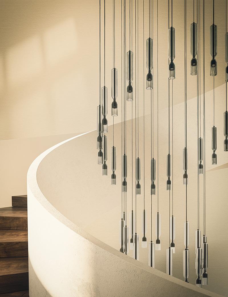 PENTA LIGHT lampe à suspension MISTY TEXTURE MICRO H 30 cm