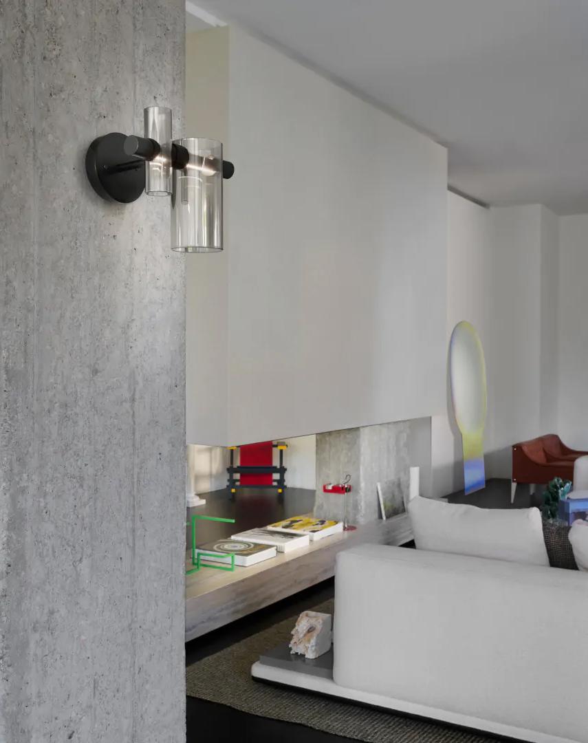 OLUCE lampe murale DANCING GLASS