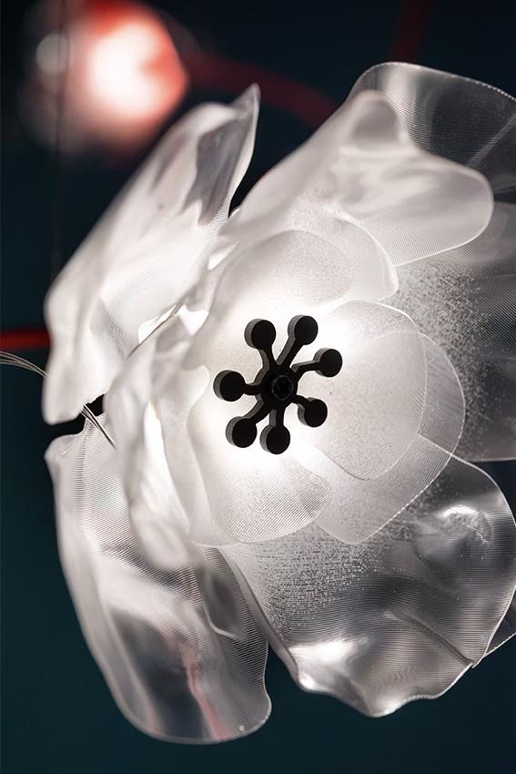 SLAMP lampe à suspension POPPY 7 MODULES