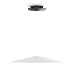 LUCEPLAN lampe à suspension KOINÈ blanc 2700K Ø 55 cm dimmer à coupure de phase