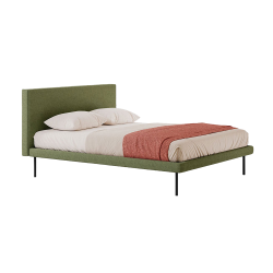 BOLZAN lit deux personnes METROPOLITAN pour matelas 170 x 200 cm avec base H 8 cm