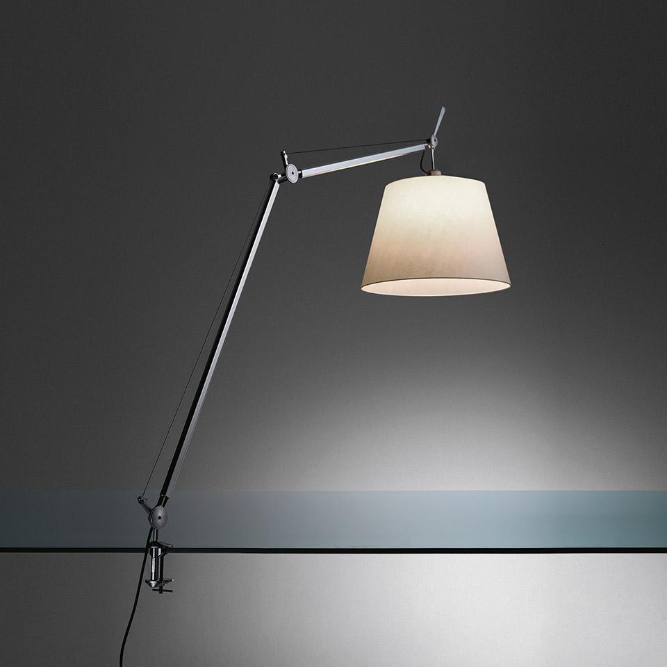 ARTEMIDE lampe de table TOLOMEO MEGA LED 2700K avec support de bureau fixe