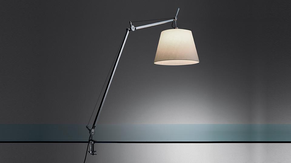 ARTEMIDE lampe de table TOLOMEO MEGA LED 2700K avec crampon