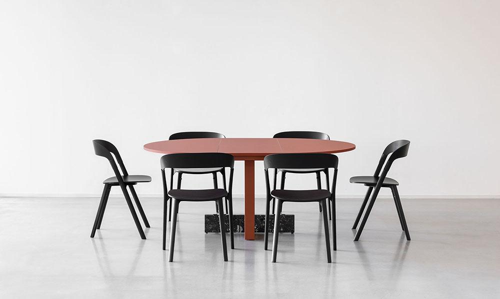 MAGIS table extensible ronde Pied-à-terre