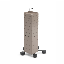 B-LINE conteneur à roulettes SPINNY avec 12 tiroirs