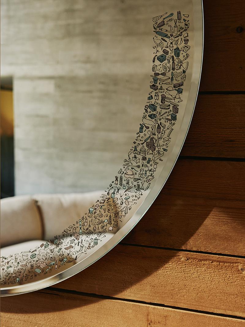 ZANOTTA miroir murale SOSIA