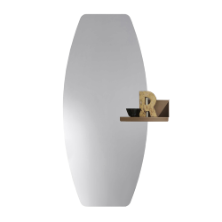 MEME DESIGN miroir murale avec 1 étagère CACTUS BOTTE COMPLETO