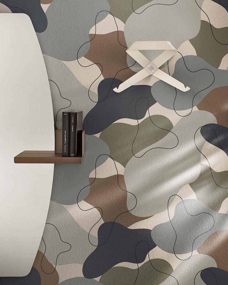 MEME DESIGN miroir murale avec 1 étagère CACTUS BOTTE COMPLETO