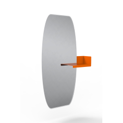 MEME DESIGN miroir murale avec 1 étagère CACTUS BOTTE COMPLETO