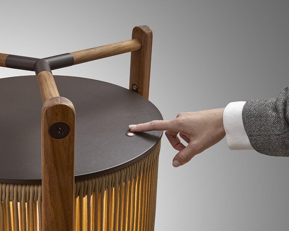 BOVER lampadaire pour extérieur KANDO P/111/R OUTDOOR