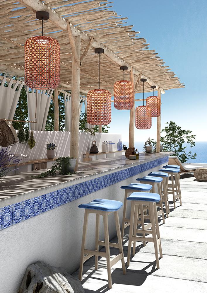 BOVER lampe à suspension pour extérieur NANS S/31.2 OUTDOOR