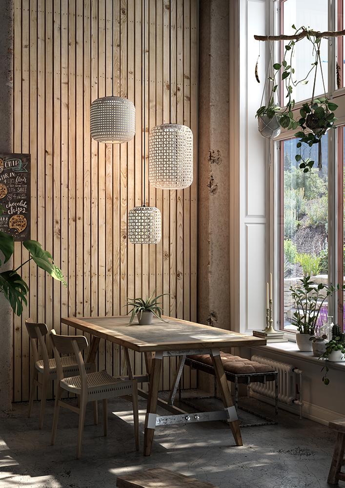 BOVER lampe à suspension pour extérieur NANS S/3L OUTDOOR