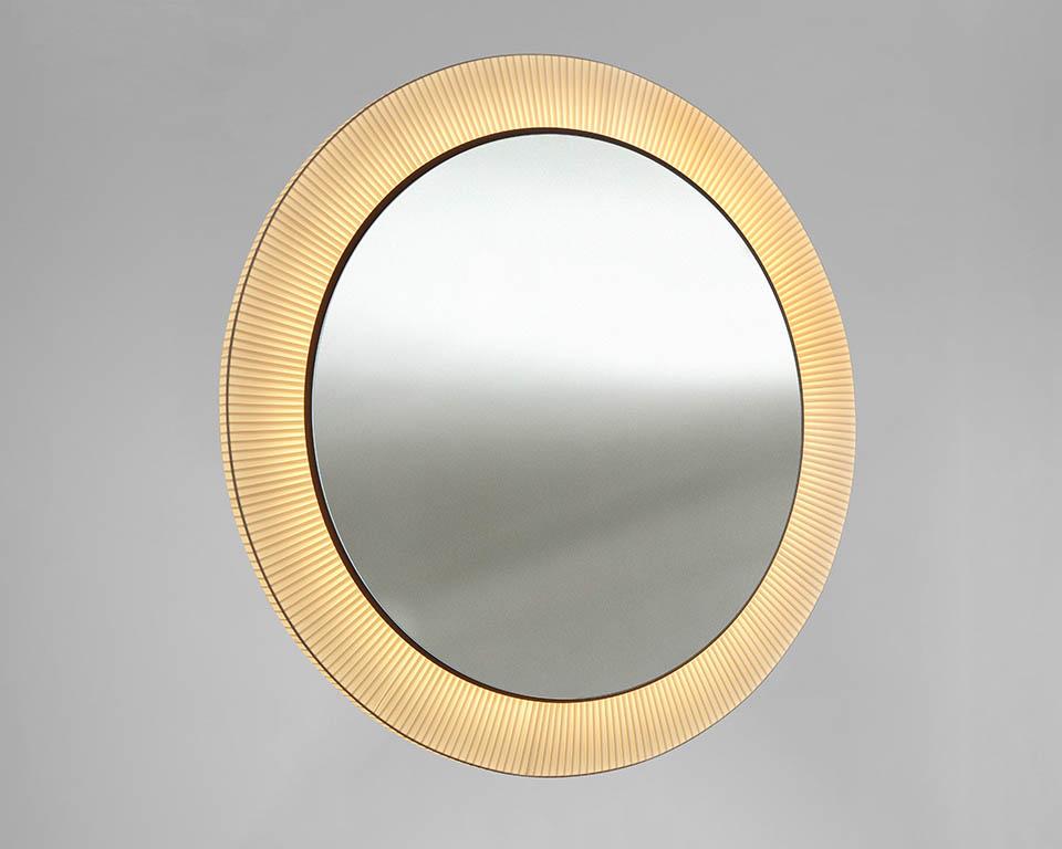 BOVER miroir mural avec lampe RODA PF/120