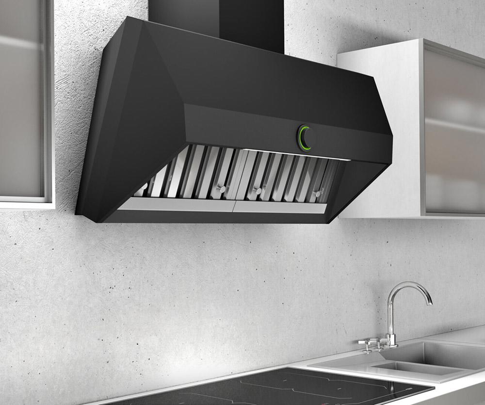 AIRFORCE hotte murale VIS HEAD FREE NO DROP