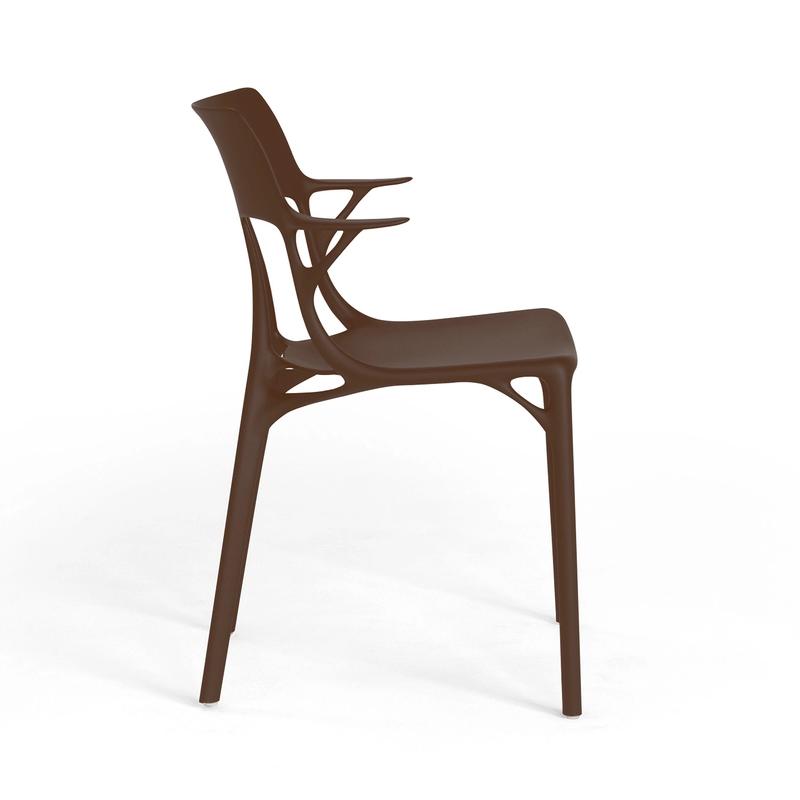 KARTELL set de 2 chaises avec accoudoirs AI - THE FIRST CHAIR CREATED BY A.I.