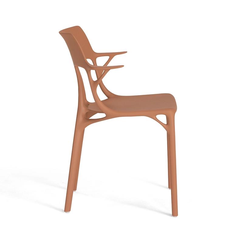KARTELL set de 2 chaises avec accoudoirs AI - THE FIRST CHAIR CREATED BY A.I.