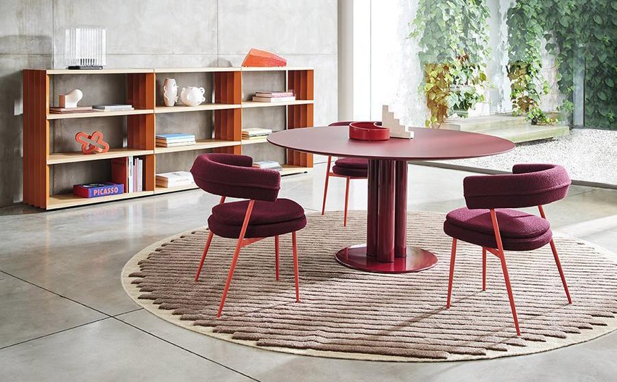 ZANOTTA table ronde MARCUSO 2533 Ø 130 cm