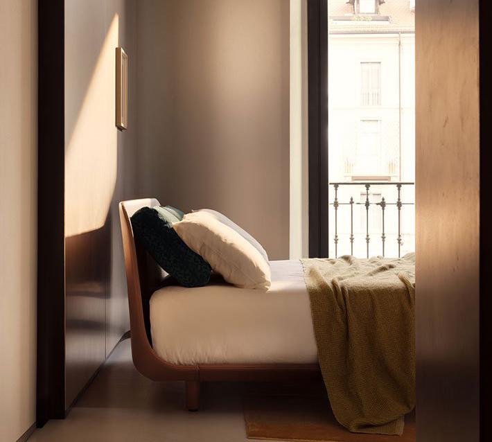 BOLZAN lit deux personnes TATA pour matelas 170 x 200 cm