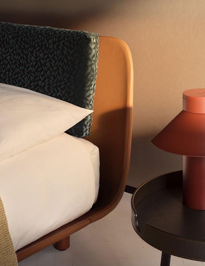 BOLZAN lit deux personnes TATA pour matelas 170 x 200 cm