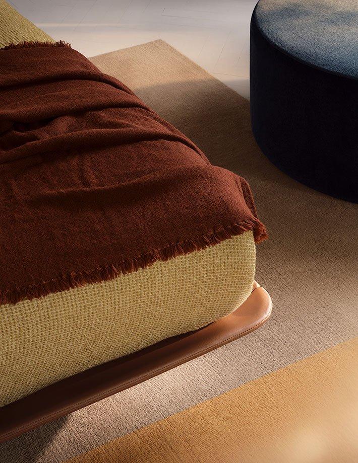 BOLZAN lit deux personnes TATA pour matelas 180 x 200 cm