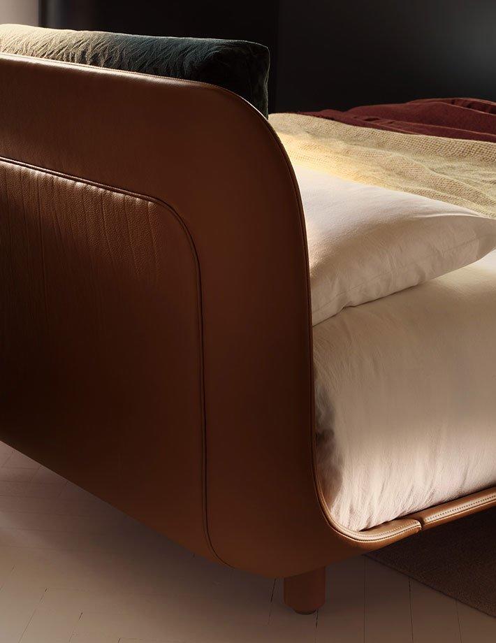 BOLZAN lit deux personnes TATA pour matelas 160 x 200 cm