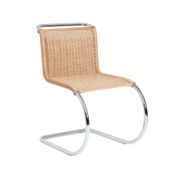 KNOLL chaise sans accoudoirs MR recouverte en Rotin