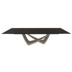 BONTEMPI table extensible rectangulaire avec structure sable BACH 53.85 290/240/190x100 cm