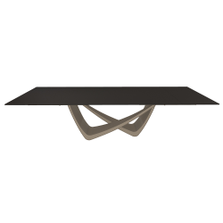 BONTEMPI table extensible rectangulaire avec structure sable BACH 53.85 290/240/190x100 cm