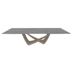 BONTEMPI table extensible rectangulaire avec structure sable BACH 53.85 290/240/190x100 cm