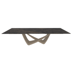 BONTEMPI table extensible rectangulaire avec structure sable BACH 53.85 290/240/190x100 cm