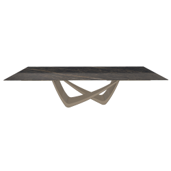 BONTEMPI table extensible rectangulaire avec structure sable BACH 53.85 290/240/190x100 cm