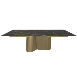 BONTEMPI table extensible rectangulaire KIMONO 54.06 240/200/160x100 cm