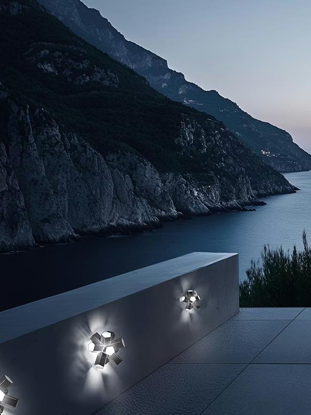SLAMP lampe murale applique ou lampadaire pour l'extérieur BANG SMALL OUTDOOR