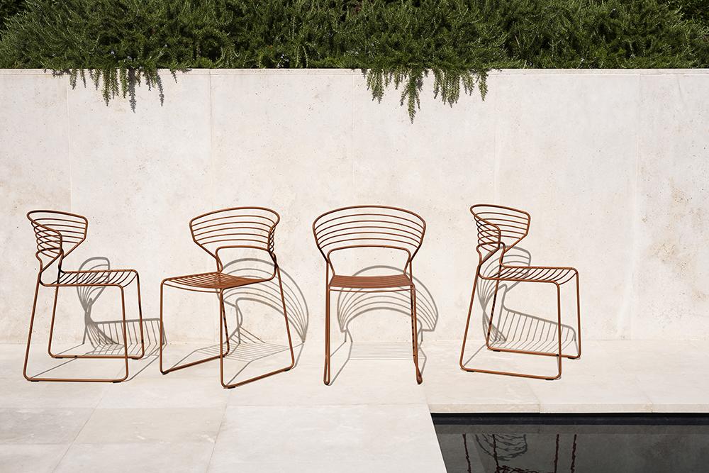 DESALTO chaise pour l'extérieur KOKI WIRE