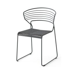 DESALTO chaise pour l'extérieur KOKI WIRE CORDA